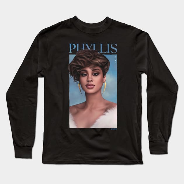 Phyllis Long Sleeve T-Shirt by Art Simpson